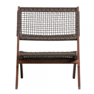 MESH ΚΑΡΕΚΛΑ ΠΤΥΣ/ΜΕΝΟ-Η ΚΑΦΕ ANTIQUE ΚΑΡΥΔΙ 78x60xH72,5cm