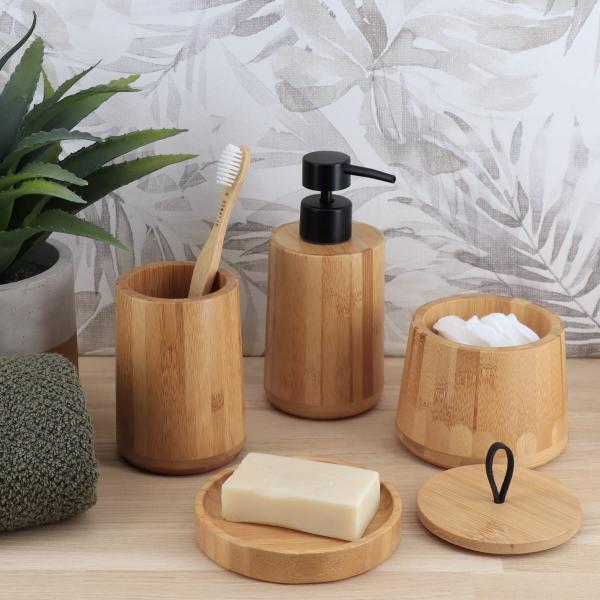 ΣΕΤ 2 ΤΕΜ ΝΤΙΣΠΕΝΣΕΡ ΠΟΤ/ΘΗΚΗ BAMBOO