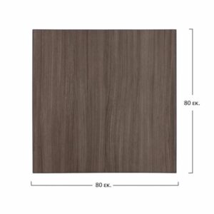 ΕΠΙΦΑΝΕΙΑ ΤΡΑΠΕΖΙΟΥ ΑΠΟ MDF 80Χ80 εκ. ΣΤΑΧΤΙ ΜΑΥΡΟ