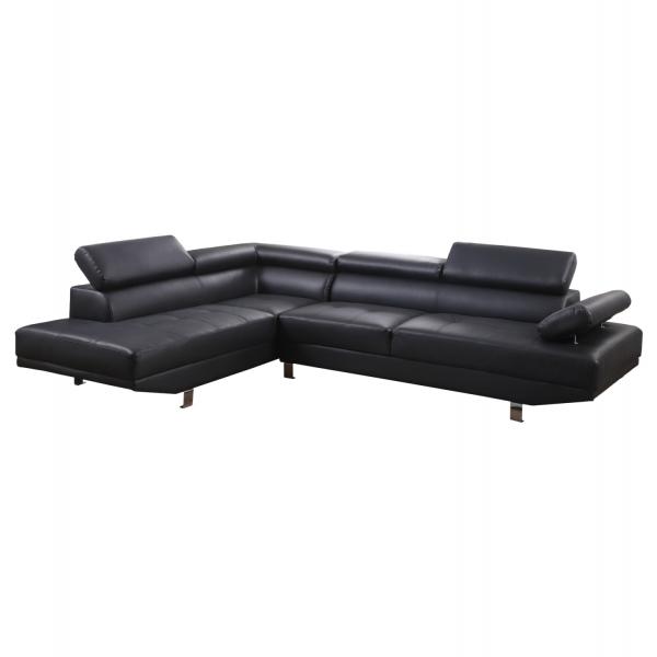 ΚΑΝΑΠΕΣ ΓΩΝΙΑ ΑΡΙΣΤΕΡΗ ΑΠΟ ΜΑΥΡΟ PU 270x200x87Υεκ