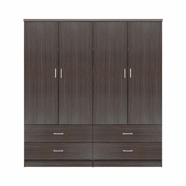 ΣΕΤ 2 ΤΜΧ ΝΤΟΥΛΑΠΑ 4ΦΥΛΛΗ ΜΕ 4 ΣΥΡΤΑΡΙΑ ZEBRANO 160X42X181