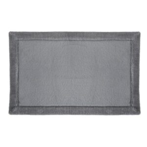 MEMORY FOAM, ΧΑΛΑΚΙ 80x50cm ΣΚΟΥΡΟ ΓΡΙ, POLYESTER