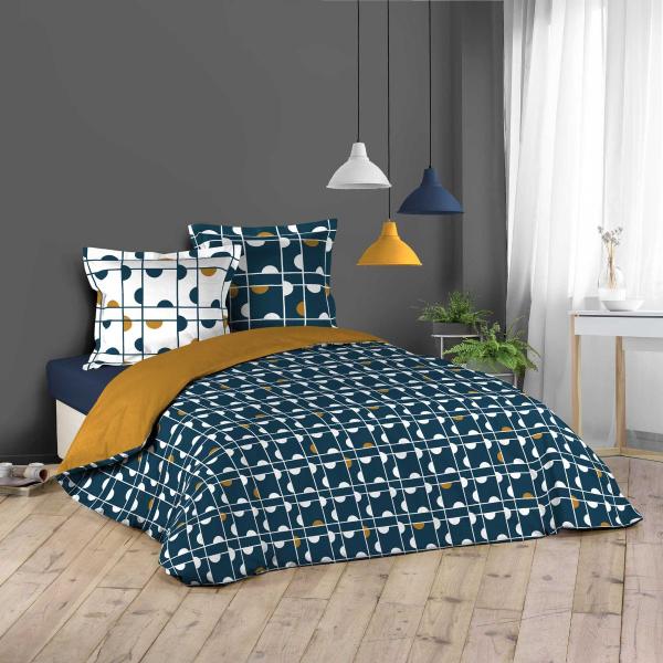 MOLINS, ΣΕΤ ΠΑΠΛΩΜΑΤΟΘΗΚΗ ΥΠΕΡΔΙΠΛΗ 260x240cm & ΔΥΟ ΜΑΞΙΛΑΡΟΘΗΚΕΣ 63x63cm, 100% ΒΑΜΒΑΚΕΡΑ 42 ΝΗΜΑΤΑ,