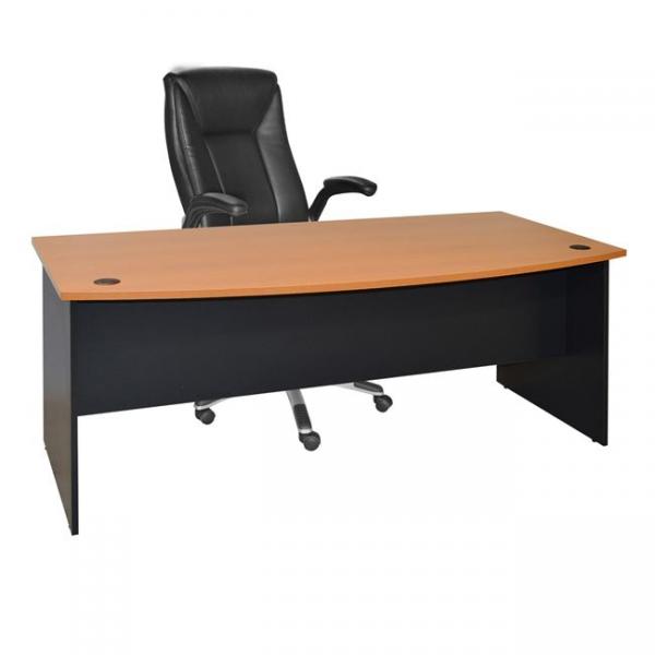 ΓΡΑΦΕΙΟ ΕΠΑΓΓΕΛΜΑΤΙΚΟ 180x93.5x74. ΓΚΡΙ ΟΞΙΑ