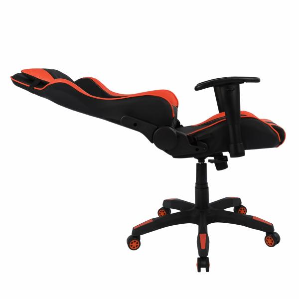 ΚΑΡΕΚΛΑ ΓΡΑΦΕΙΟΥ GAMING ΜΑΥΡΟ ΚΟΚΚΙΝΟ PU 68,5 x 71,5 x 133,5 εκ.
