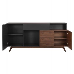 ΜΠΟΥΦΕΣ MDF ΜΕ ΚΑΡΥΔΙ & ΣΚΟΥΡΟ ΓΚΡΙ ΚΑΠΛΑΜΑ 167x28-40x80Υεκ.