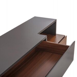 ΜΠΟΥΦΕΣ MDF ΜΕ ΚΑΡΥΔΙ & ΣΚΟΥΡΟ ΓΚΡΙ ΚΑΠΛΑΜΑ 167x28-40x80Υεκ.