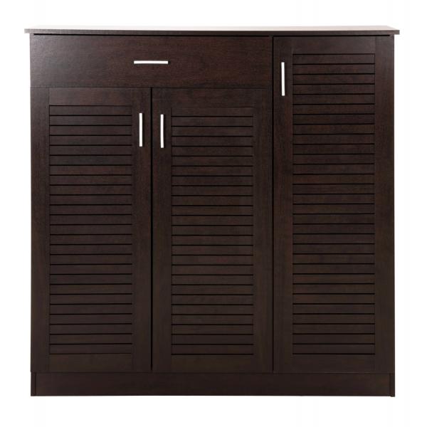 ΠΑΠΟΥΤΣΟΘΗΚΗ-ΝΤΟΥΛΑΠΑ ΜΕΛΑΜΙΝΗ WENGE 120x37,5x121,5Υεκ.