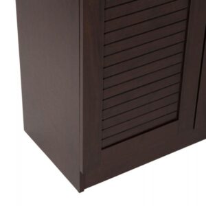 ΠΑΠΟΥΤΣΟΘΗΚΗ-ΝΤΟΥΛΑΠΑ ΜΕΛΑΜΙΝΗ WENGE 120x37,5x121,5Υεκ.