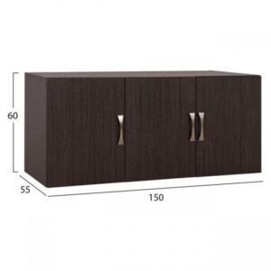 ΠΑΤΑΡΙ 3ΦΥΛΛΗΣ ΝΤΟΥΛΑΠΑΣ ΣΕ ΧΡΩΜΑ ZEBRANO 150X55X60Υεκ.