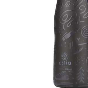 ΘΕΡΜΟΣ TRAVEL FLASK SAVE THE AEGEAN 500ml NOIR ECHO