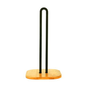 ΒΑΣΗ ΓΙΑ ΡΟΛΟ ΚΟΥΖΙΝΑΣ BAMBOO ESSENTIALS ΜΕΤΑΛΛΙΚΗ 16x16x31.3cm