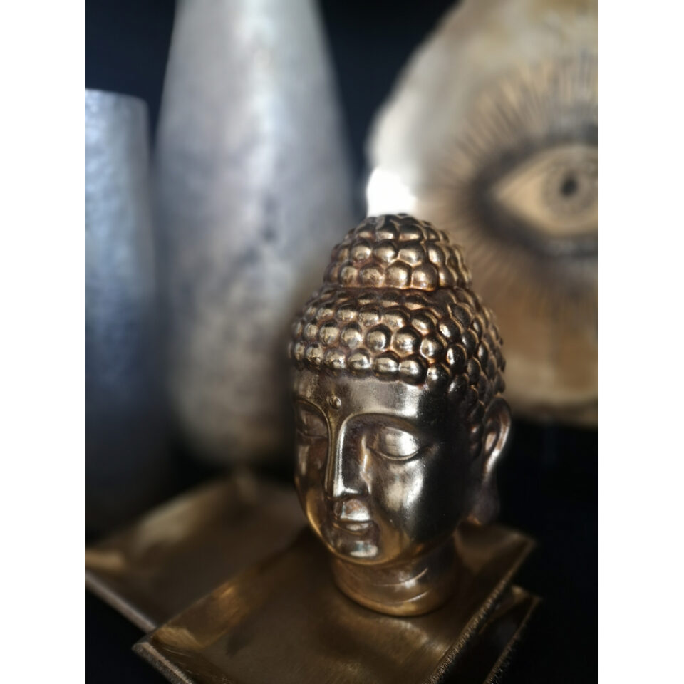 SAKIA ΔΙΑΚΟΣΜΗΤΙΚΟ ΒΟΥΔΑΣ 16x14x22 POLYRESIN ΧΡΥΣΟ ΑΝΤΙΚΕ