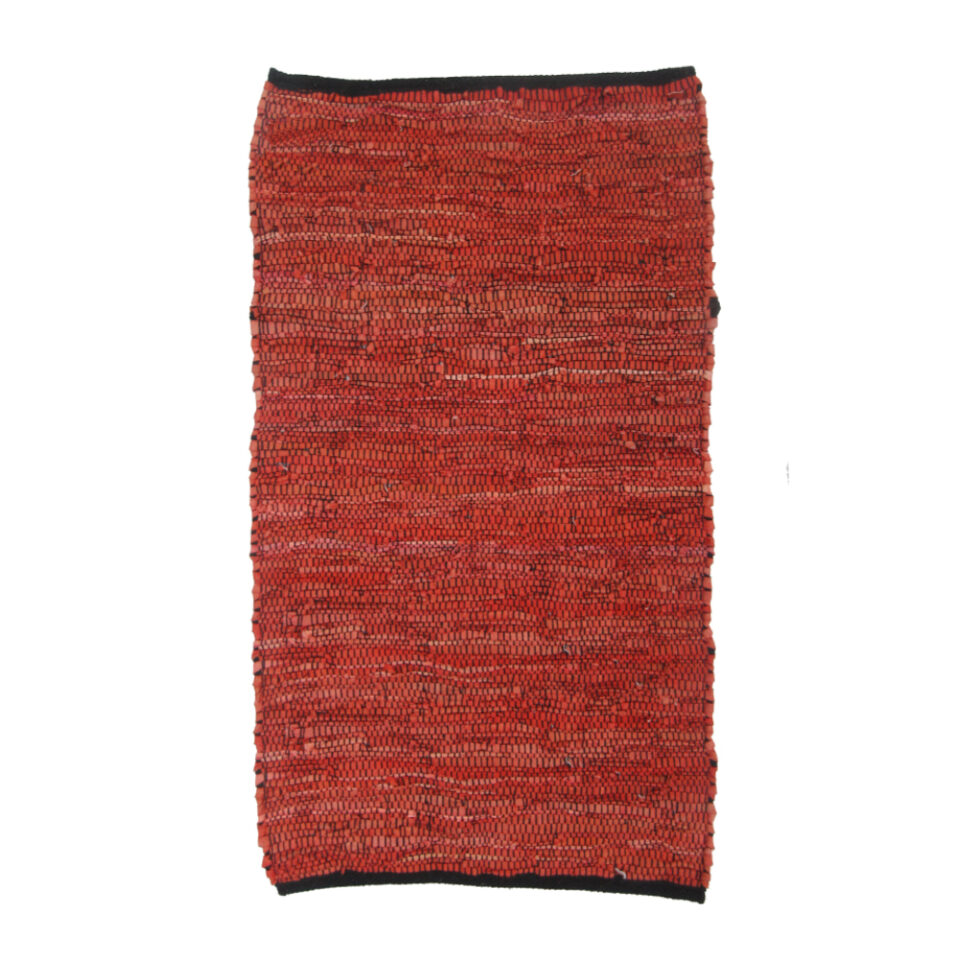 MAROCCO ΧΑΛΙ ΔΙΑΔΡΟΜΟΥ 70x150cm ΔΕΡΜΑ ΠΟΡΤΟΚΑΛΙ