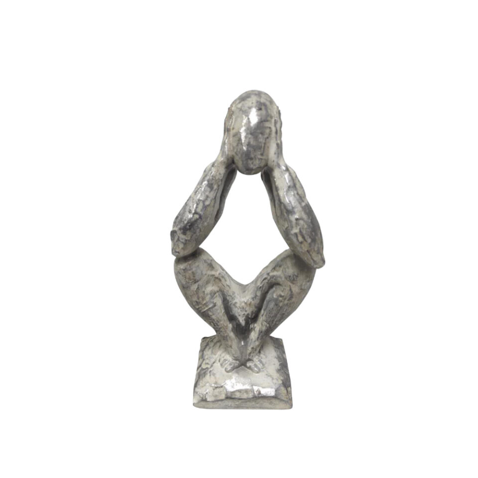 PENSEI 2 ΔΙΑΚΟΣΜΗΤΙΚΗ ΦΙΓΟΥΡΑ 9x7x21cm POLYRESIN ΑΣΗΜΙ