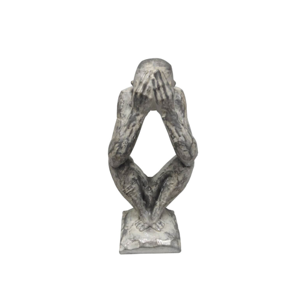 PENSEI 3 ΔΙΑΚΟΣΜΗΤΙΚΗ ΦΙΓΟΥΡΑ 9x8x21cm POLYRESIN ΑΣΗΜΙ