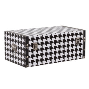 FERRE ΜΠΑΟΥΛΑ SET 4ΤΕΜ ΜΑΥΡΟ ΛΕΥΚΟ 64x40x40