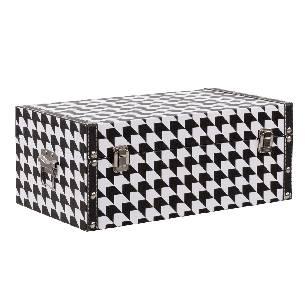 FERRE ΜΠΑΟΥΛΑ SET 4ΤΕΜ ΜΑΥΡΟ ΛΕΥΚΟ 64x40x40