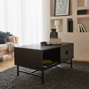 KIMONO COFFEE TABLE 1ΣΥΡΤΑΡΙ ΜΑΥΡΟ 100x59x50.2