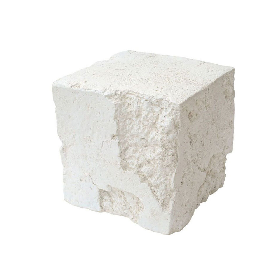DIONE SIDE TABLE OFF WHITE 47x45x48cm