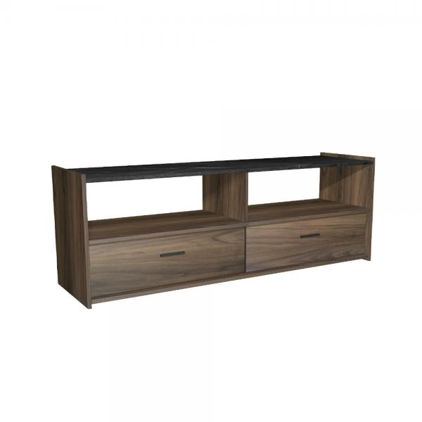 CARACAS TV STAND ΚΑΡΥΔΙ ΠΕΤΡΑ 141,2x39xH50cm