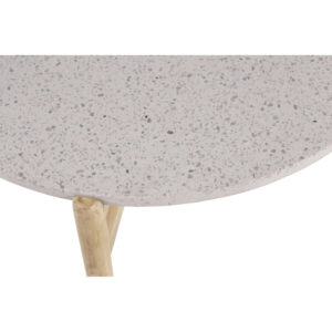 TERRAZZO COFFEE TABLE TERRAZZO ΦΥΣΙΚΟ ΑΝΟΙΧΤΟ 50x50x47