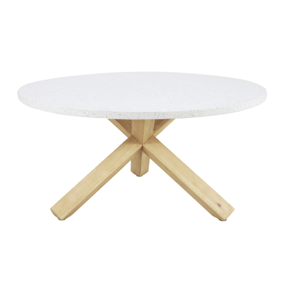 TERRAZZO ΤΡΑΠΕΖΙ TERRAZZO 150x150x76.3cm