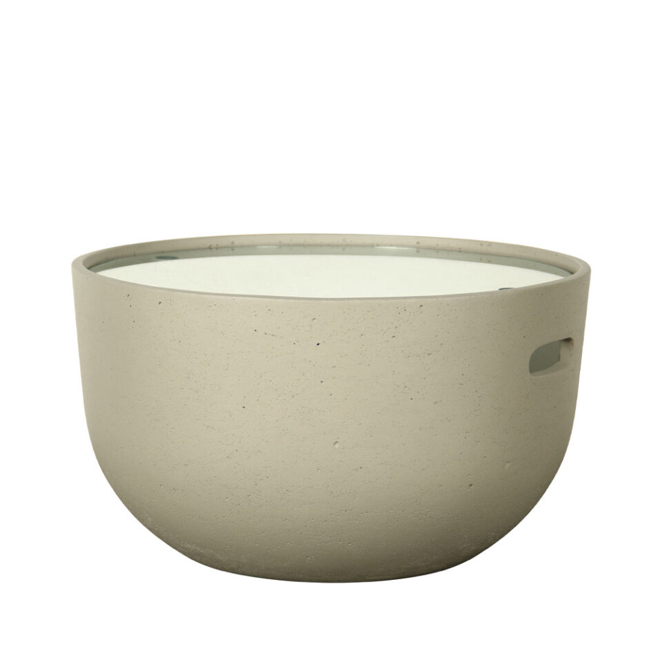 CAP COFFEE TABLE CEMENT ΑΝΟΙΧΤΟ 58x58x32cm