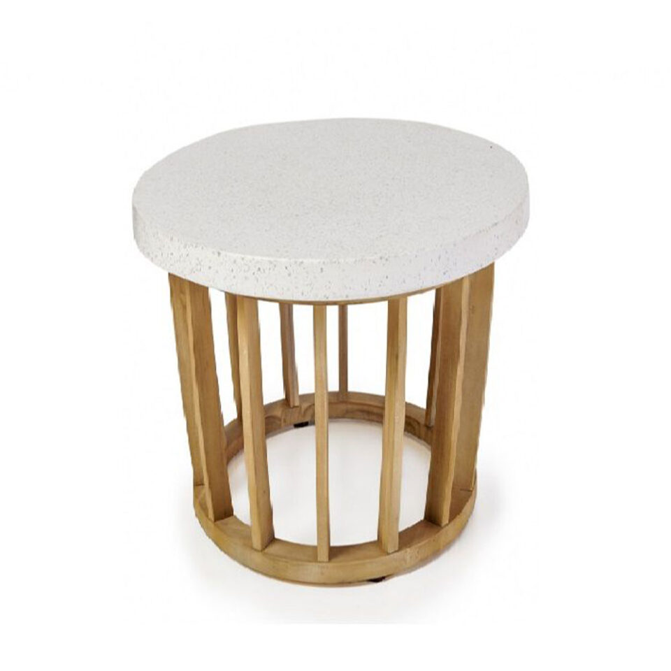 ITHAKA SIDE TABLE ΦΥΣΙΚΟ 50x50x53cm