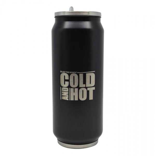 ΠΟΤΗΡΙ ΘΕΡΜΟΣ INOX ΜΑΥΡΟ COLD AND HOT 500ml