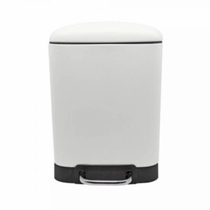 ΚΑΛΑΘΙ ΜΠΑΝΙΟΥ 6lt INOX ΑΣΠΡΟ SOFT CLOSE