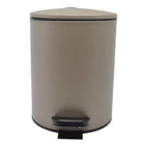 ΚΑΛΑΘΙ ΜΠΑΝΙΟΥ 5lt INOX ΜΠΕΖ ΓΚΡΙ ΜΑΤ SOFT CLOSE