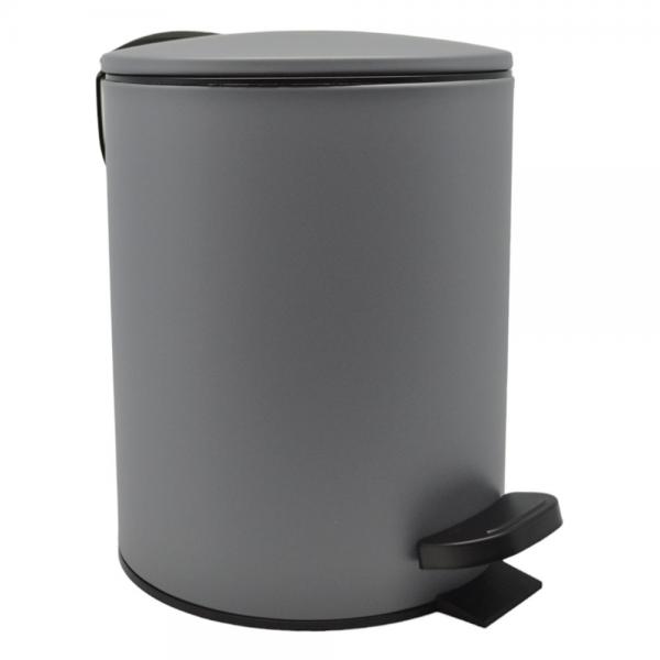 ΚΑΛΑΘΙ ΜΠΑΝΙΟΥ 5lt INOX ΓΚΡΙ ΜΑΤ SOFT CLOSE