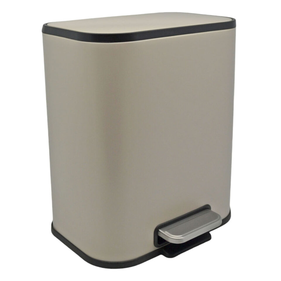 ΚΑΛΑΘΙ ΜΠΑΝΙΟΥ SOUL 5lt SOFT CLOSE ΜΕΤΑΛΛΙΚΟ TAUPE ΜΑΤ