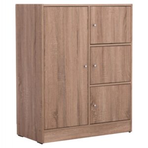 ΝΤΟΥΛΑΠΙ ΜΕ 4 ΑΠΟΘ.ΧΩΡΟΥΣ SONAMA OAK ΜΕΛΑΜΙΝΗ 80x39,5x99,5Υεκ.