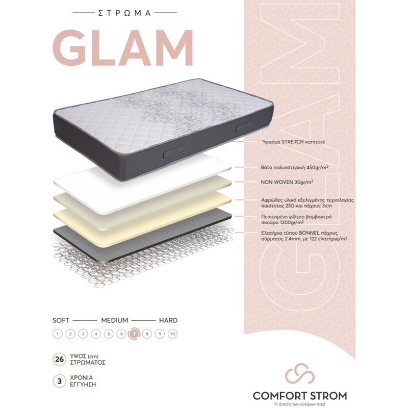 ΣΤΡΩΜΑ COMFORT STROM GLAM