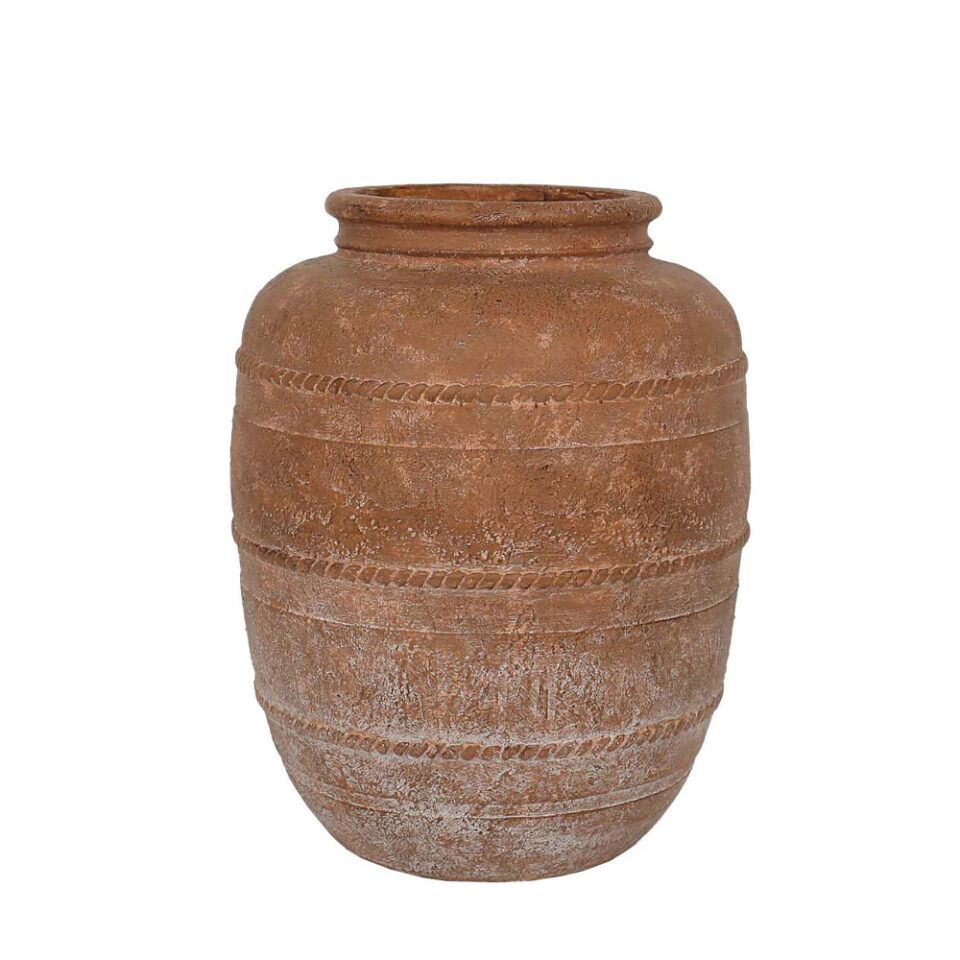 ALTHEA ΓΛΑΣΤΡΑ 35x35x45cm MgO TERRACOTTA