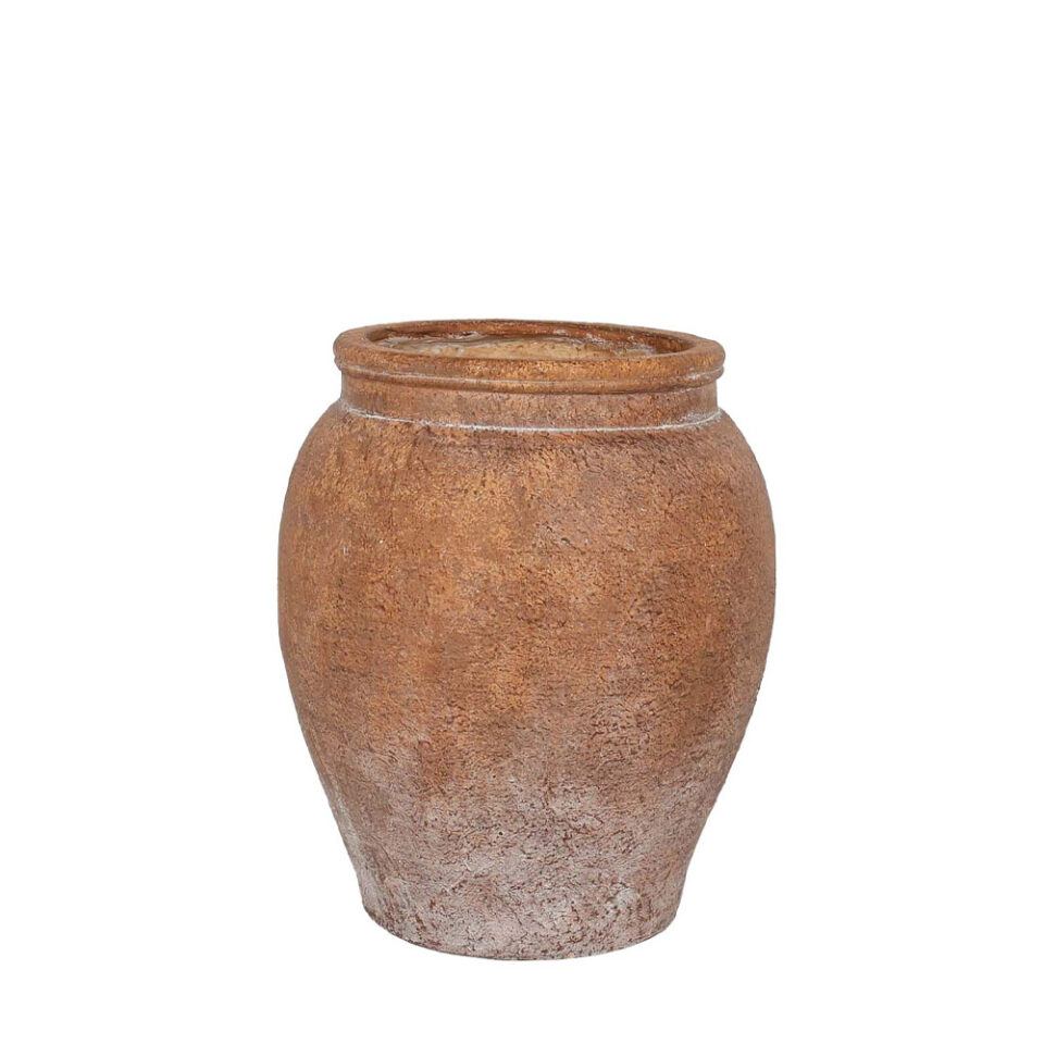 ALTHEA ΓΛΑΣΤΡΑ 30x30x37cm MgO TERRACOTTA