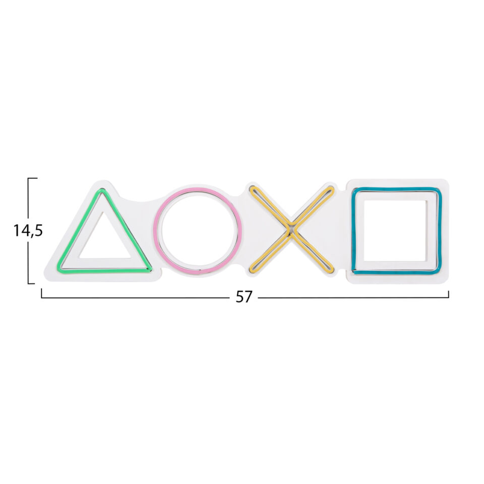 ΔΙΑΚΟΣΜΗΤΙΚΟ ΤΟΙΧΟΥ ΦΩΤΙΖΟΜΕΝΟ GAME CONTROLS 57x2x14,5εκ.