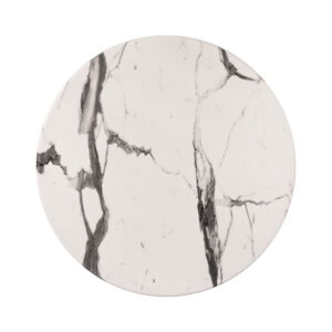 ΕΠΙΦΑΝΕΙΑ ΤΡΑΠΕΖΙΟΥ Φ60Χ2.5εκ. MARBLE WHITE GREY 5657