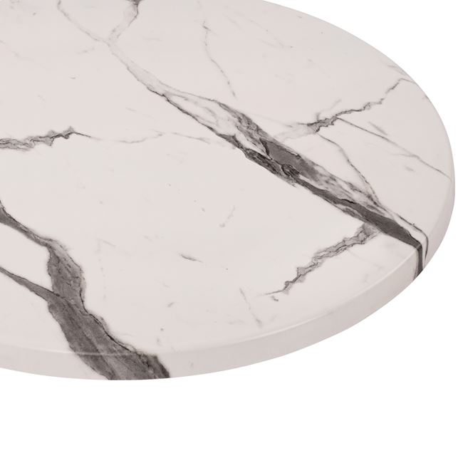 ΕΠΙΦΑΝΕΙΑ ΤΡΑΠΕΖΙΟΥ Φ60Χ2.5εκ. MARBLE WHITE GREY 5657