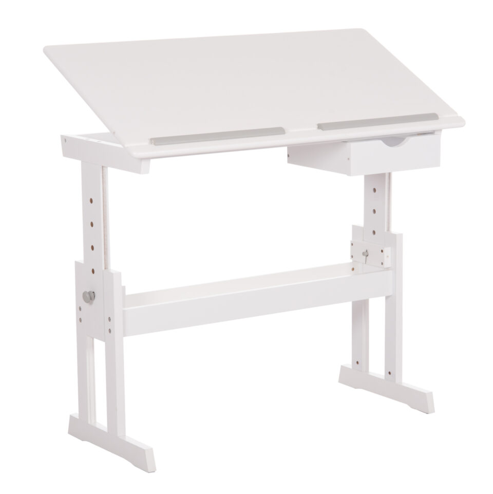 ΓΡΑΦΕΙΟ/ΣΧΕΔΙΑΣΤΗΡΙΟ ASCENT MDF ΣΕ ΛΕΥΚΟ 109x55x87,5Υεκ