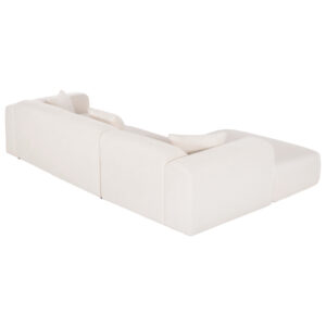ΚΑΝΑΠΕΣ ΓΩΝΙΑ (ΑΡΙΣΤΕΡΗ) BRICKEN ΛΕΥΚΟ ΥΦΑΣΜΑ 110-282x98-160x72Υεκ.