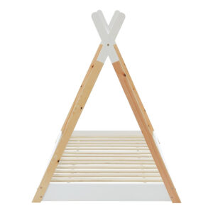 ΚΡΕΒΑΤΙ ΠΑΙΔΙΚΟ MUNK τ.MONTESSORI ΞΥΛΟ ΠΕΥΚΟΥ ΦΥΣΙΚΟ-ΛΕΥΚΟ- 190x90εκ