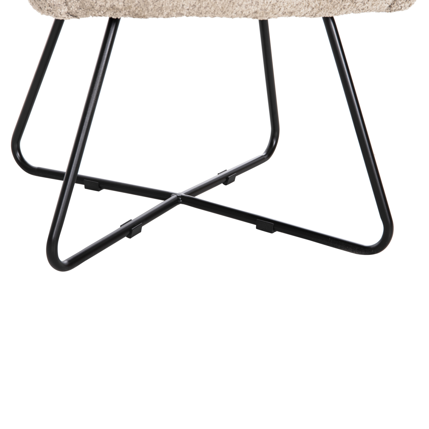 ΠΟΛΥΘΡΟΝΑ ΜΠΕΖ ΜΠΟΥΚΛΕ-ΜΑΥΡΑ ΜΕΤΑΛ.ΠΟΔΙΑ ΧΙΑΣΤΙ 59,5x64x77Υεκ