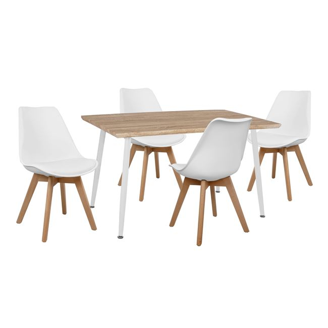 ΣΕΤ ΤΡΑΠΕΖΑΡΙΑΣ 5ΤΜΧ ΤΡΑΠΕΖΙ 120x70x76,5 cm & ΚΑΡΕΚΛΕΣ