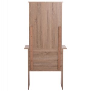 ΤΟΥΑΛΕΤΑ ΜΕ ΚΑΘΡΕΠΤΗ & ΣΚΑΜΠΟ ΜΕΛΑΜΙΝΗ SONAMA OAK 74x39x155Υεκ.