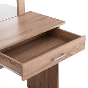 ΤΟΥΑΛΕΤΑ ΜΕ ΚΑΘΡΕΠΤΗ & ΣΚΑΜΠΟ ΜΕΛΑΜΙΝΗ SONAMA OAK 74x39x155Υεκ.