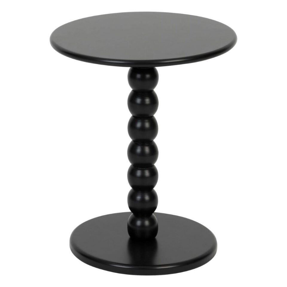 SENTO, ΤΡΑΠΕΖΑΚΙ ΣΑΛΟΝΙΟΥ MDF ΜΑΥΡΟ Φ38xΥ46,5cm
