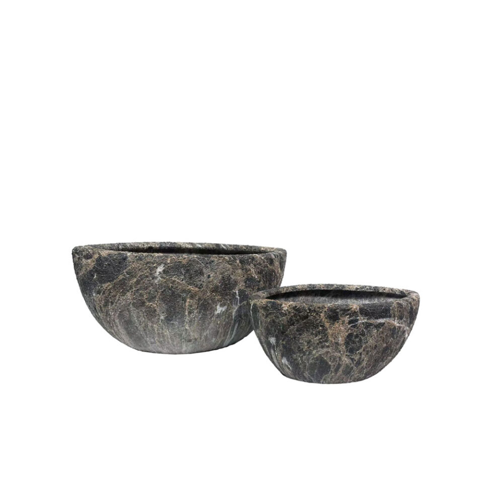 GASHER ΚΑΣΠΩ ΣΕΤ 2ΤΜΧ 46x22x20cm ΚΕΡΑΜΙΚΟ ΑΝΘΡΑΚΙ ΜΠΕΖ